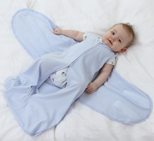 Miracle Baby Cotton Sleepsack algodón 100%,Swaddle Wrap Wearable Manta Saco de dormir para niño